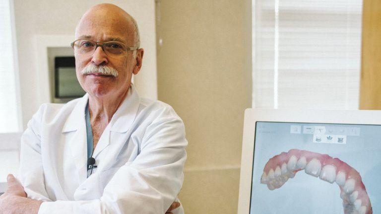 Dr.Ferencz in the clinic